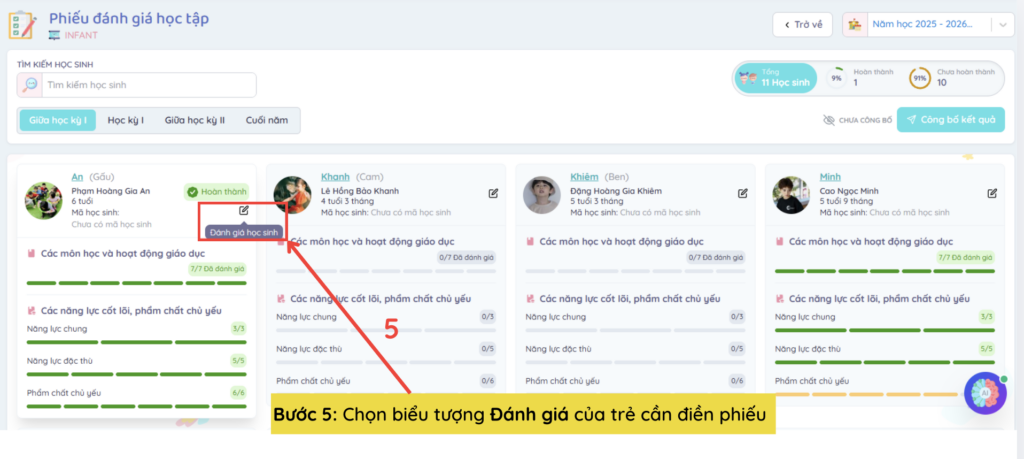 quản lý trường học - điểm và đánh giá